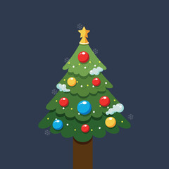 Holiday's Background with Season Wishes and Border of Realistic Looking Christmas Tree Branches Decorated with Berries, Stars, and Candy Canes