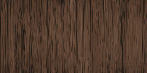 Uniform wood texture with vertical veins. Vector wooden background