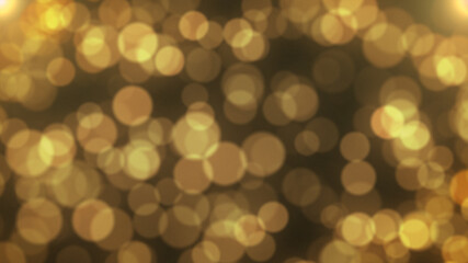 Obraz premium Yellow shiny particle Bokeh motion light luminance illustration night background, artistic space speed magic effect background.