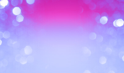 Magical bokeh blur background. Deep gradient. Shimmer confetti pattern. Abstract holiday effect. Festive glow luminous background.