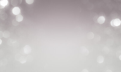 Magical bokeh blur background. Deep gradient. Shimmer confetti pattern. Abstract holiday effect. Festive glow luminous background.