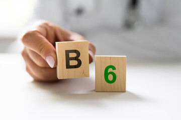 Vitamin B6 Medical Doctor Hand