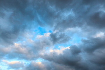 Naklejka na ściany i meble Blue sky with Clouds
