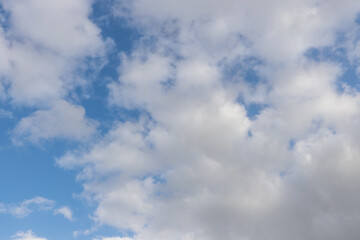 Blue sky with clouds