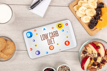 Healthy Tablet Pc compostion concept