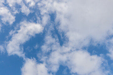 Blue sky with clouds