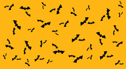 Halloween pattern with bats. bat seamless pattern vector Halloween Dracula Vampire ghost cartoon illustration gift wraps white design. Endless background