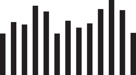 Music equalizer. Interference voice recording. Sound wave illustration. Voice sound assistant. sound wave icon. Analog and digital audio signal