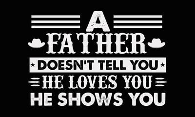 Dad T-shirt Design Vector Template