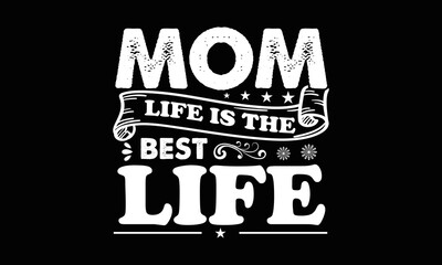 Mom T-shirt Design Vector Template