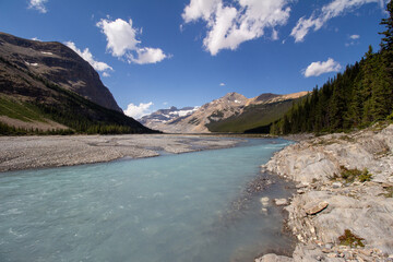 Obraz premium Saskatchewan Glacier, AB, Canada