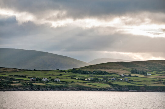 Hilly terrain  of  Dingle Peninsula