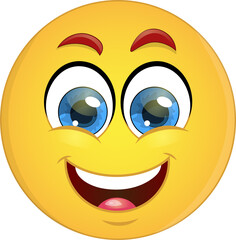 Fototapeta premium smiley face with a smile