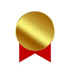 gold banner and flag reward