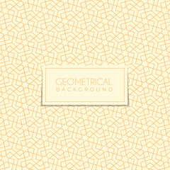 Simple geometrical pattern