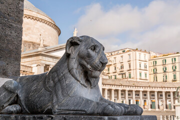 Piazza del Plabiscito, Naples, Italy