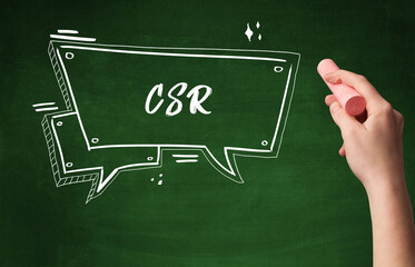 Hand drawing abbreviation concept