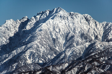 雪の剣岳