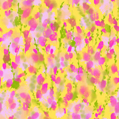Obraz na płótnie Canvas Seamless flower pattern