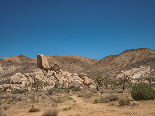 Giant Boulders in Valley of California Desert