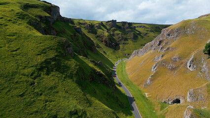 Peak District National Park - aerial view - drone photography © 4kclips