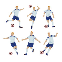 England Football Player Man Illustration World Cup 2022