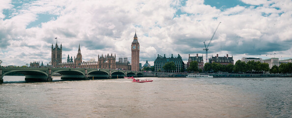 View on the Thames river