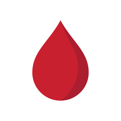 Fototapeta premium drop blood icon vector design template