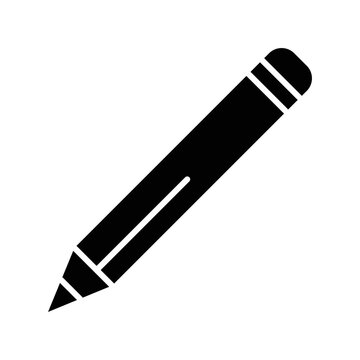 pencil icon vector design template in white background