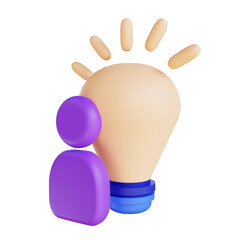 3D illustration creative idea for digital marketing