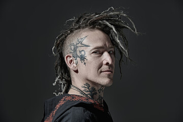 tattoo on a head