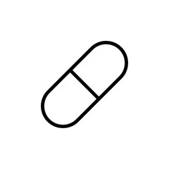 pills -drug icon vector design template in white background