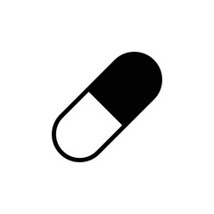 pills -drug icon vector design template in white background