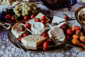 Käseplatte für die Brotzeit