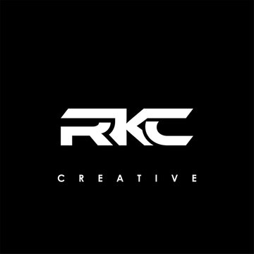 RKC Letter Initial Logo Design Template Vector Illustration