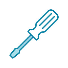 screw driver icon vector design template in white background