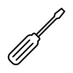screw driver icon vector design template in white background