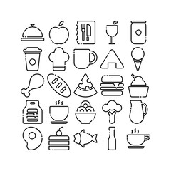 food icon set