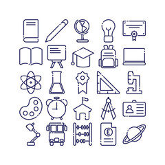 education Icon Set