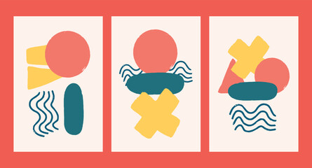 Abstract Wall Decoration Illustration for Modern Interiors