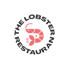 Lobster Restaurant Logo Template