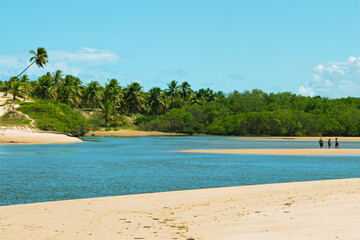 Beach in Barra do Itariri, Bahia, Brazil