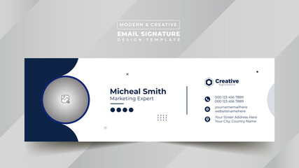 Business Digital Email Signature Design Template