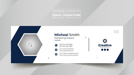 Business Digital Email Signature Design Template