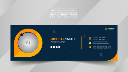 Business Digital Email Signature Design Template