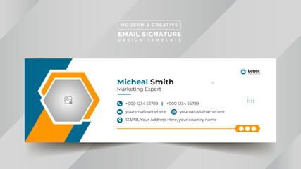 Business Digital Email Signature Design Template