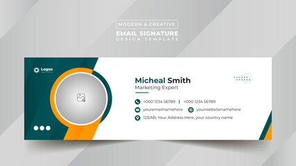 Business Digital Email Signature Design Template