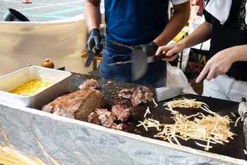 日本の縁日　焼肉バーベキュー