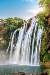 Naklejka premium Huangguoshu Waterfall in Guizhou Province, China