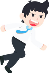 SD Business Man Isolated icons People Cartoon Character Flat illustration Png #10